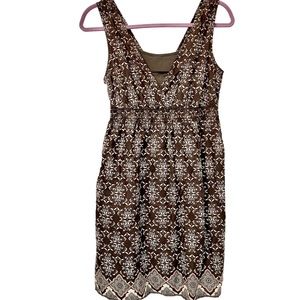 Sonoma Lined Sleeveless Sheath Summer Dress Sz S